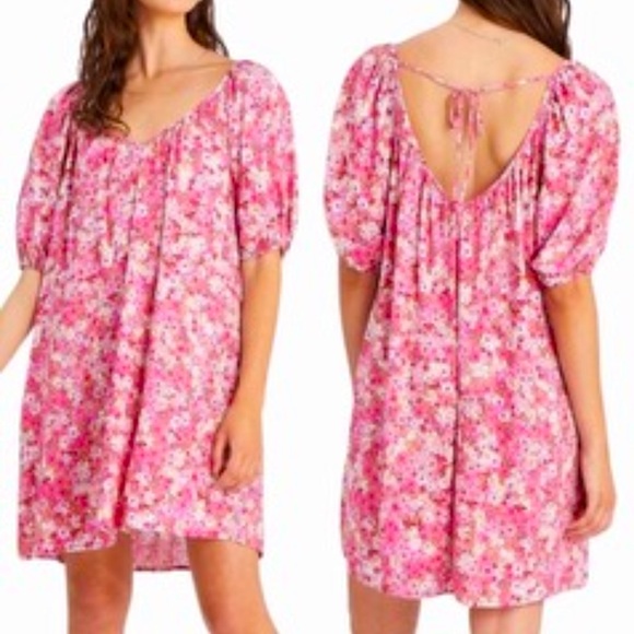Sanctuary Dresses & Skirts - NWT Sanctuary “The House Dress” Babydoll Relaxed Fit Floral Flowy Dress